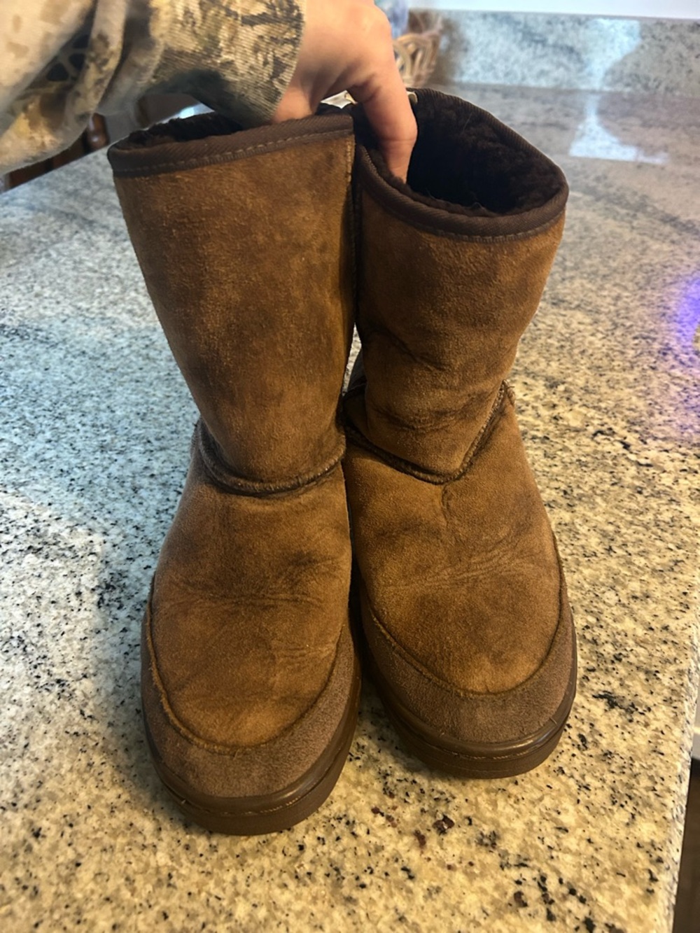 Original Ugg Australia Brown Suede Insulated Winter Boots